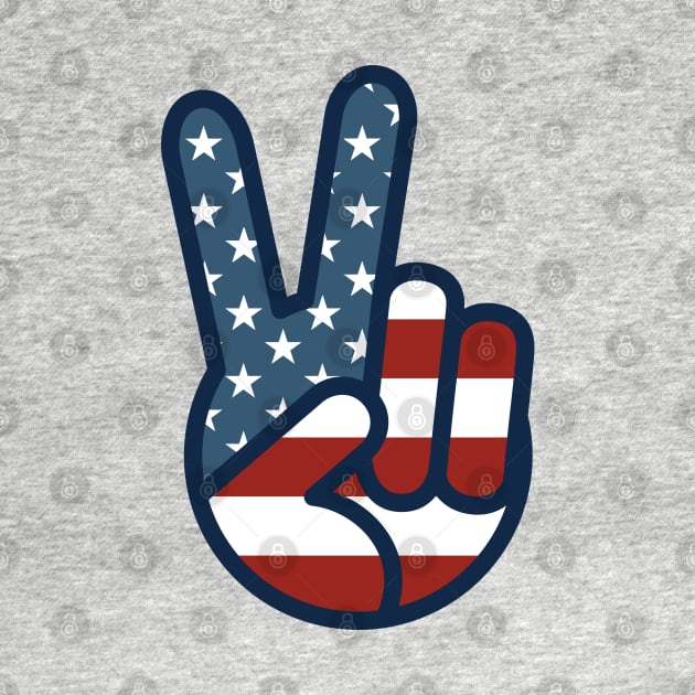 Patriotic Peace Sign by OldSalt